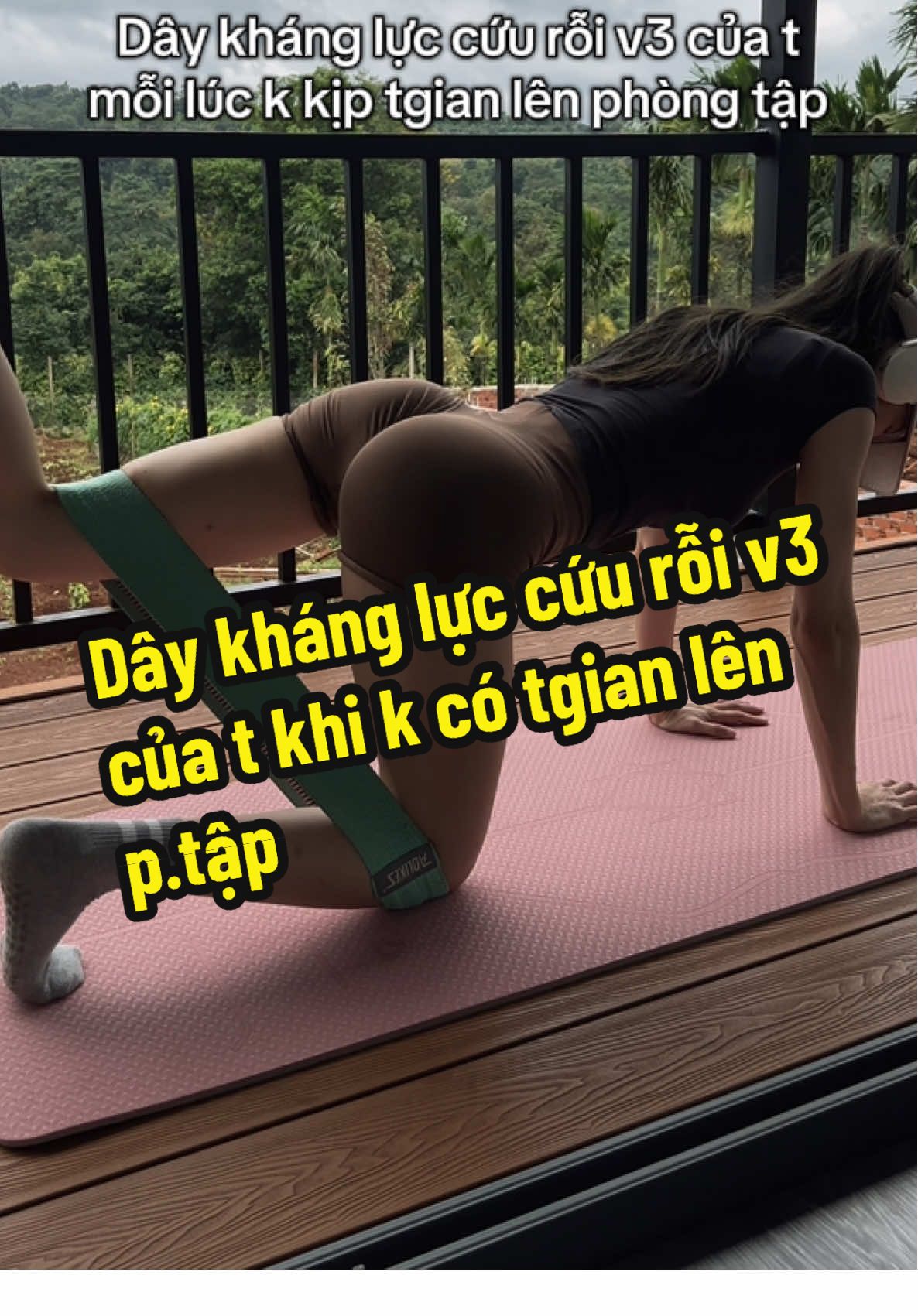 Nghỉ tập lâu quá là nó xẹp liền #daykhangluc #daykhanglucaolikes #dungcutapluyentainha #huongnoitapgym 
