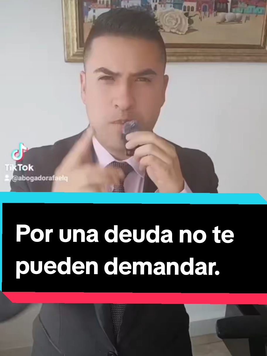 Por una deuda no te pueden demandar. #deuda #banco ##abogado #insolvencia #ley 