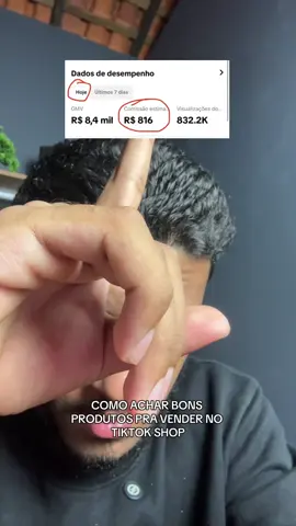 Como achar melhores produtos pra vender no TikTok shop! #dica #tiktokshop #melhoresprodutos 