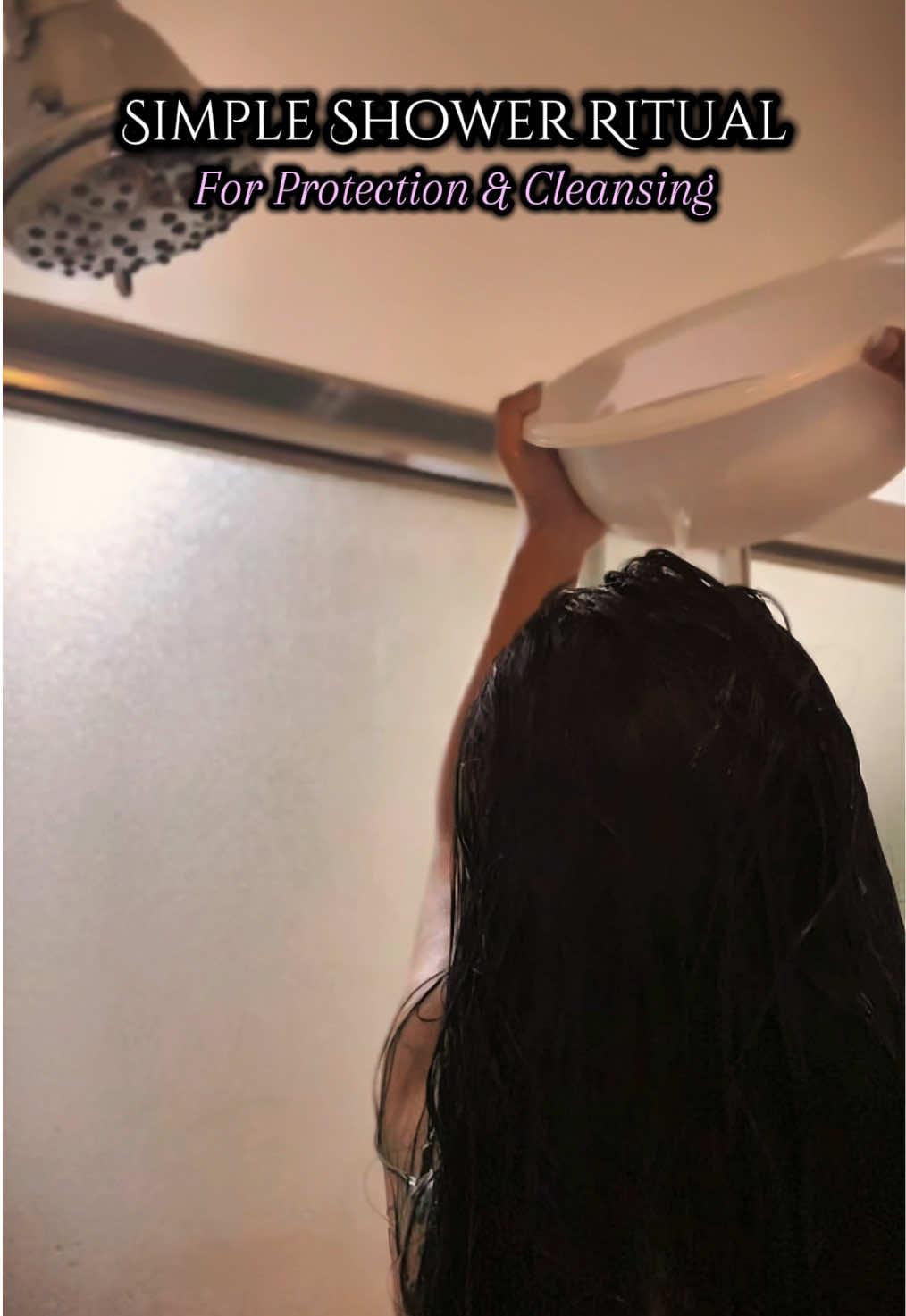 Weekly Shower Ritual for cleansing and protecting ✨ 