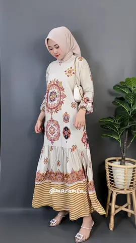 Motif gamisnya cantik banget💕 #fypシ゚viral #outfitideas #viraltiktok #gamis #gamismurah 