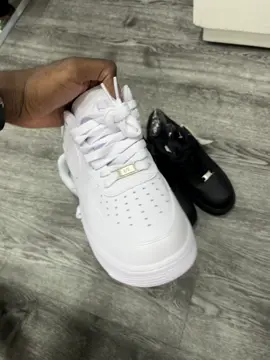 AF1 1.1 Blanca y negra Dama & Caballero 