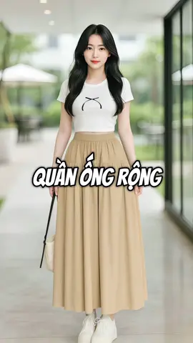 Quần ống rộng xinh #thoitrangnu #quanongrong #quangiavay #quanongsuongnu #quanongrongnu 