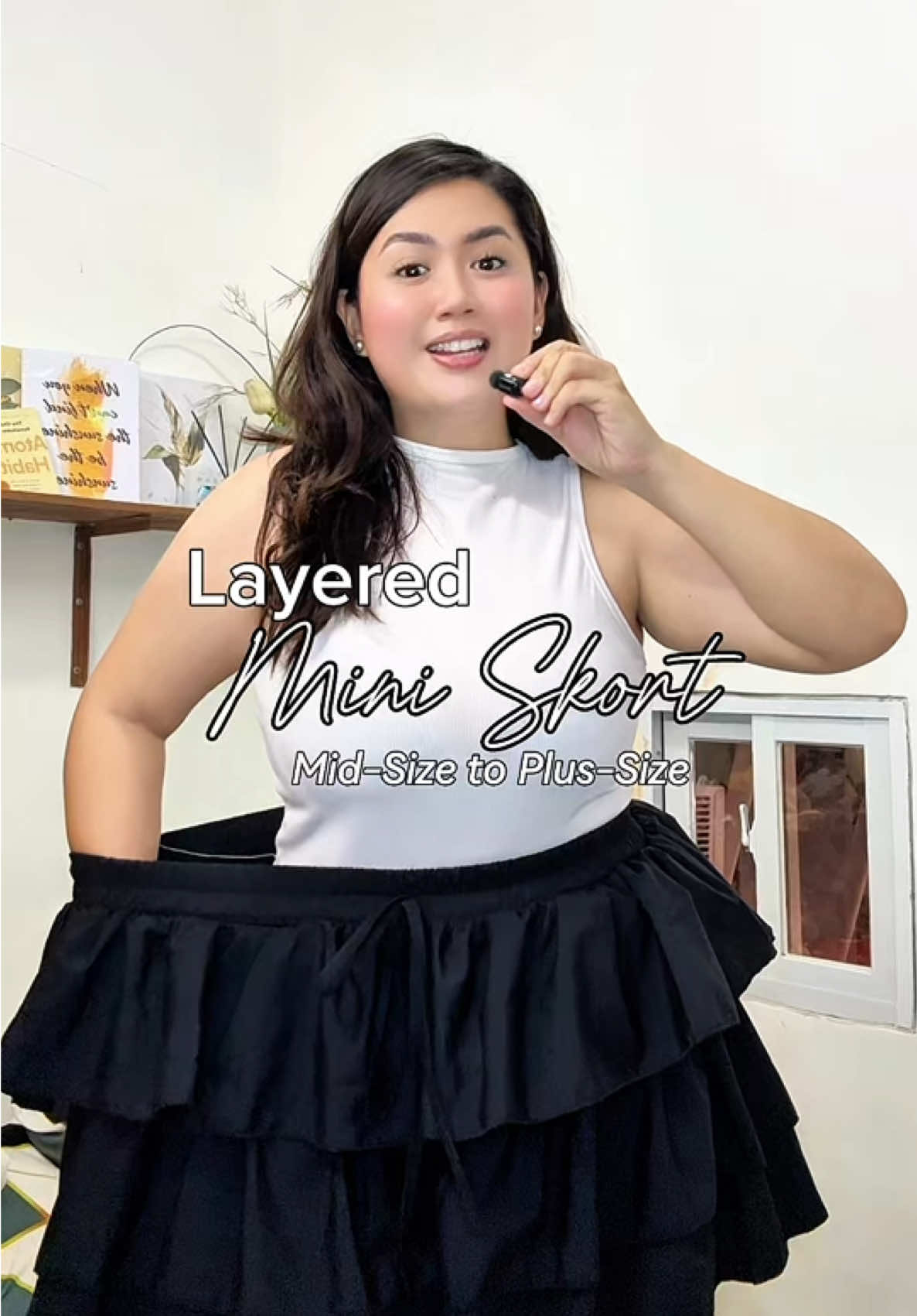 Skort for mid to plus size! 👗 #MiniSkort #SkortStyle #TikTokFinds #FashionTok 