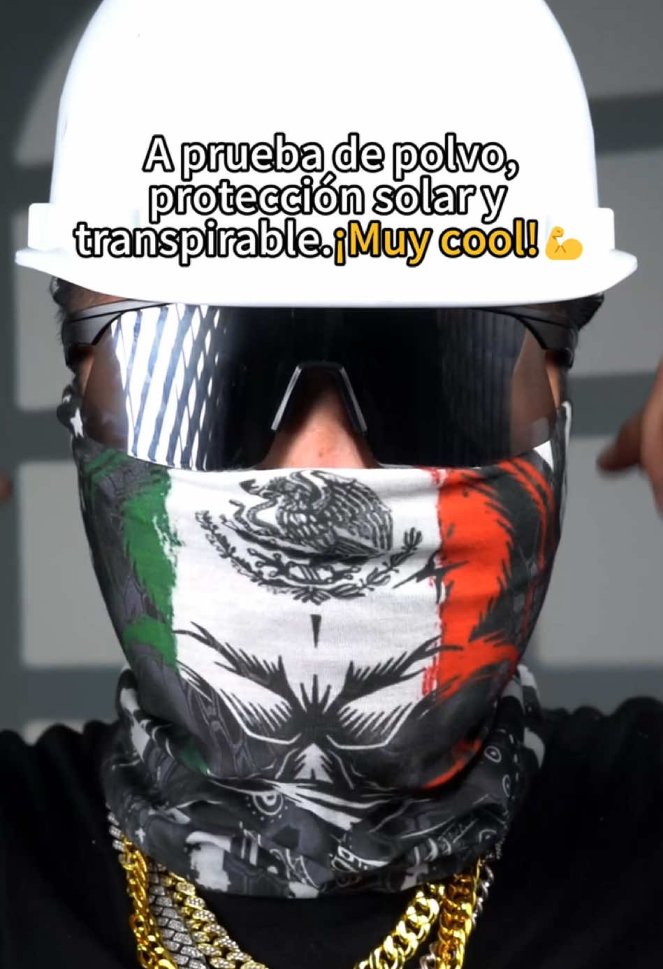 iLa mascarilla Más GUAPERA para el honre mexicano😎#Summer #facemask #neckgaiter #sunprotection #Outdoors 