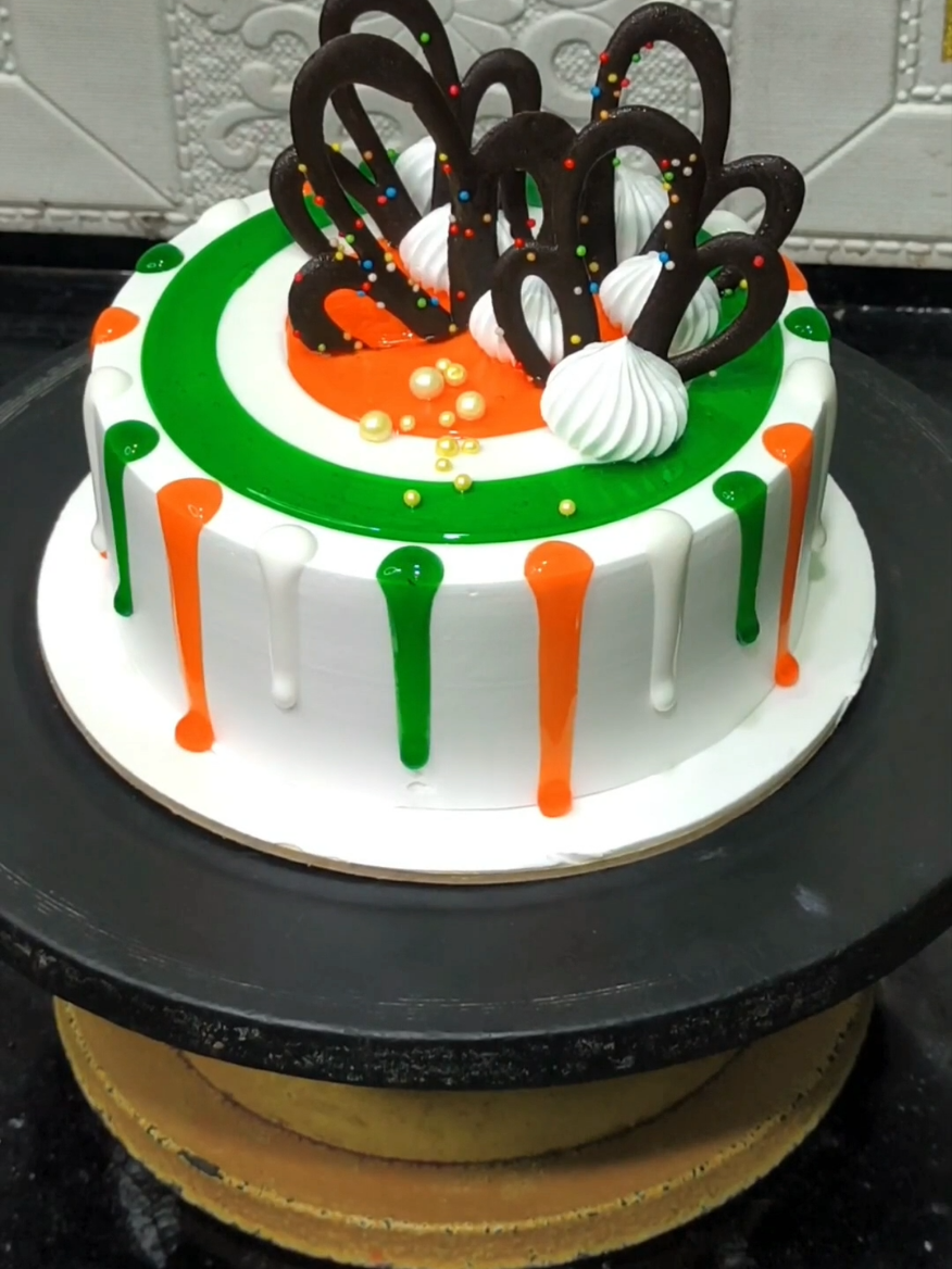 India🇮🇳 flag special cake#cakedesign #viralvideos #fyp #cakedecorating #design 