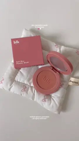 fave muted pink blush! 🌷✨ #blkcosmetics #softblurpowderblush #macaron #powderblush #maragatchalian