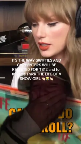 LAST TRACK TOGETHER SAB AND TAY!!! 😭 #taylorswiftsabrinacarpenter #TheLifeOfAShowGirl #newheightspodcast #fyp #taylorannouncement 