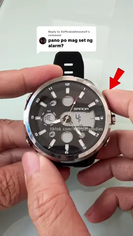 Replying to @XxPkxdJohnsonxX Paano magset ng Alarm dito sa SANDA 9053 Watch ⏰ #watchtutorial #sanda9053 #sandawatch #setalarm #stepbysteptutorial 