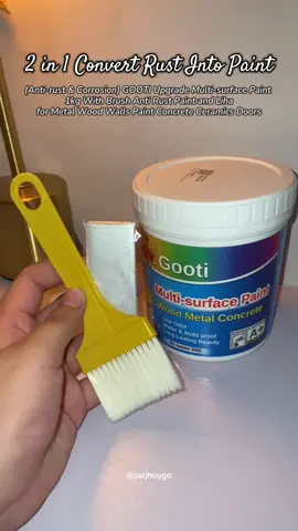 GOOTI Upgrade Multi-surface Paint 1kg With Brush Anti Rust Paint #paint #gootipaint #gootiantirustpaint #antirustpaint 