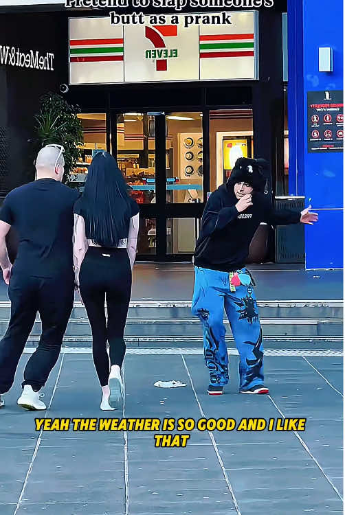 Pretend to slap someone’s butt as a prank 😂#usa #funny #funnymoments #fyp #foryou #prank #funnyprank 