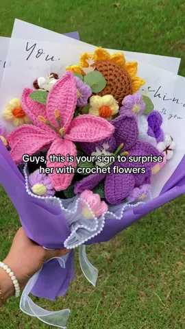 Guys, get her crochet flowers that never die and they will be shipped from Kentucky, USA. #fyp #flowers #girlfriend #giftsforher #giftideas 