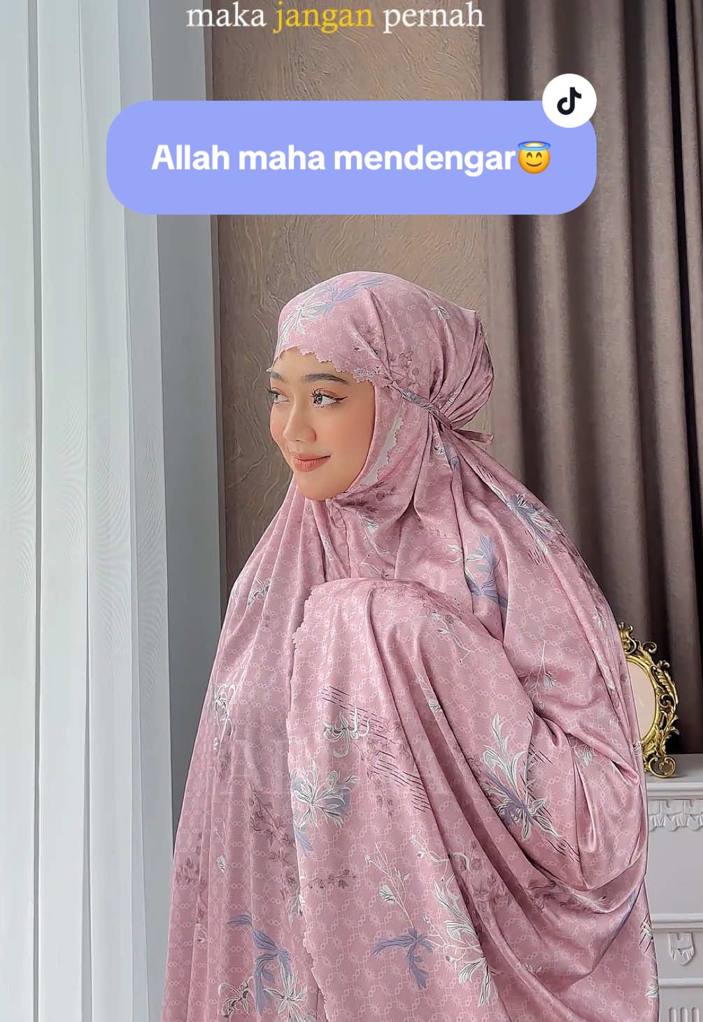 Allah selalu mendengar dan memahami setiap hal yang kamu lalui😇🤍✨ #muslim #reminder #mukenasilk #fyp #fypシ゚ 