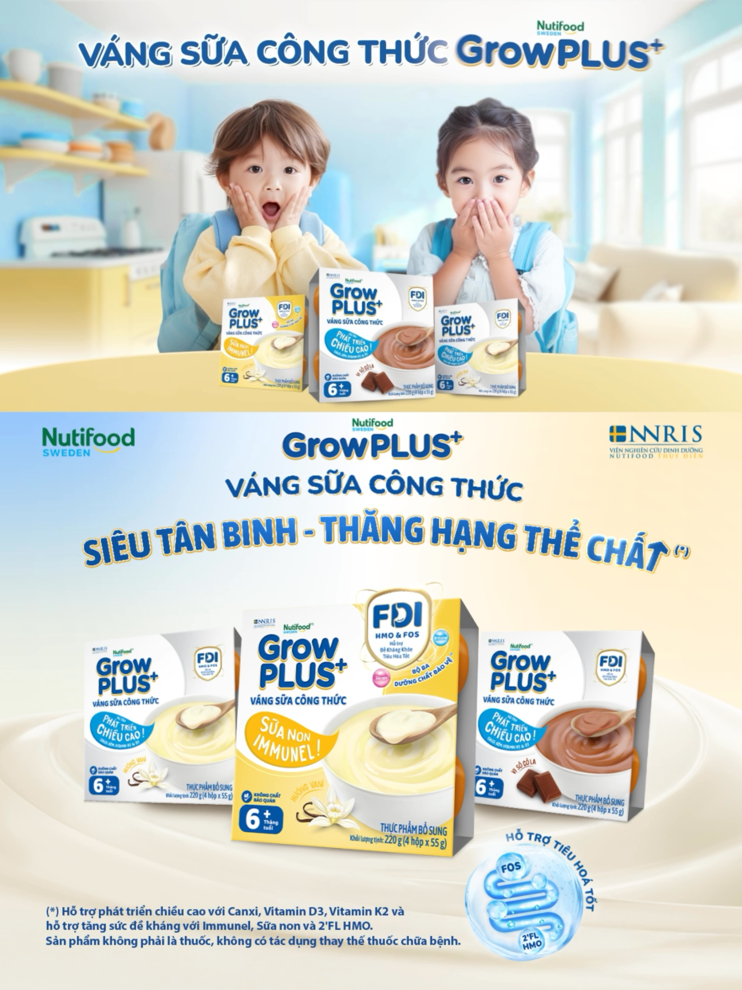 BỤNG ĐÓI GỌI MÓN, CHỌN VÁNG SỮA CÔNG THỨC GROWPLUS+ MẸ ƠI ! 🥄  Sau một ngày dài hết mình học hỏi, bé cần nạp năng lượng vào lúc xế chiều? Đã có GrowPLUS+ Váng sữa công thức sẵn sàng tiếp sức bé yêu!  #Sieutanbinh #Vangsuacongthuc #GrowPLUSSuaNonImmunel #GrowPLUSHotrophattrienchieucao #Thanghangthechat
