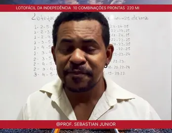 LOTOFÁCIL DA INDEPENDÊNCIA 10 COMBINAÇÕES PRONTAS 220 MILHÕES 