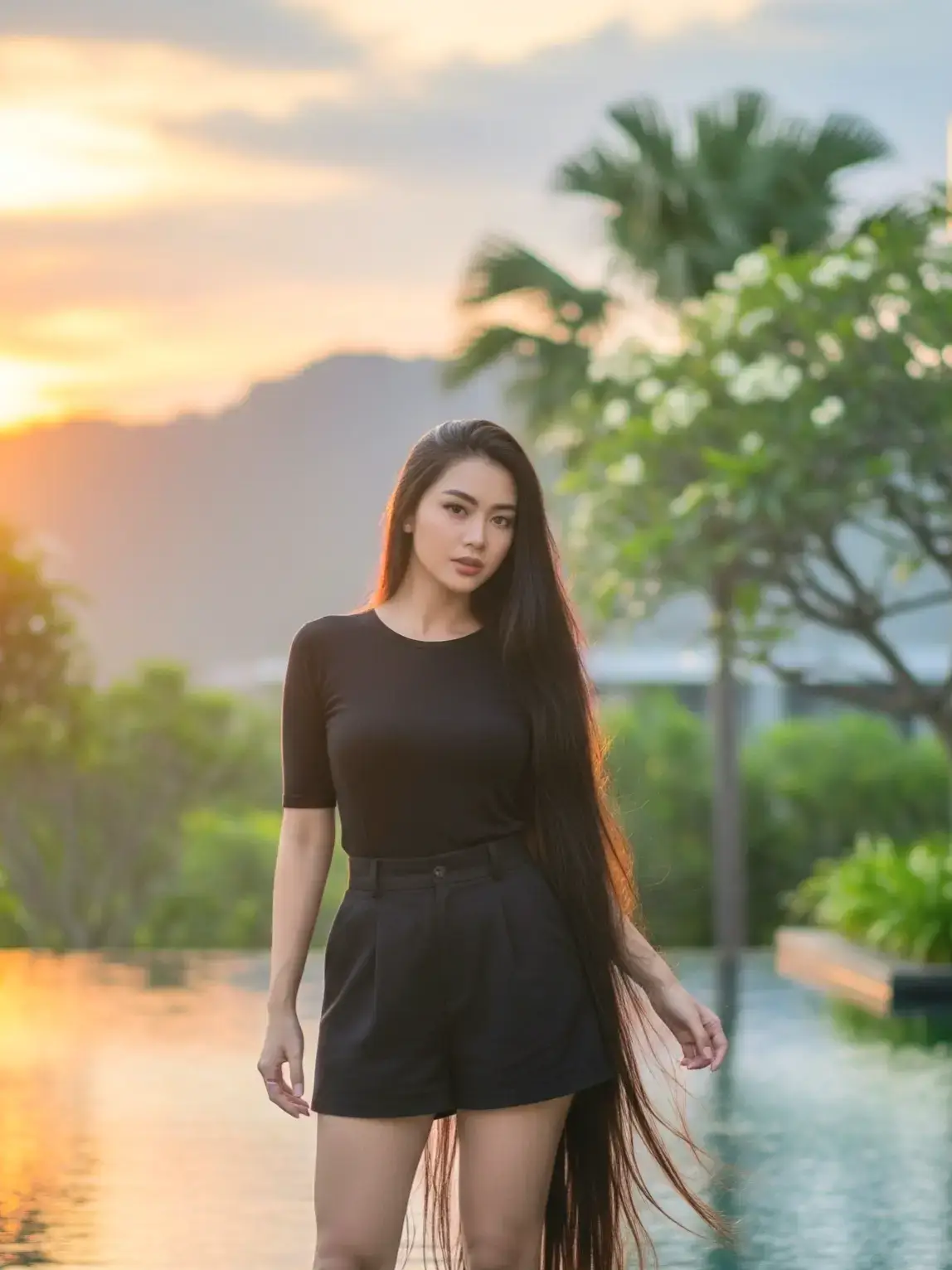 selamat pagi 😊  lama gak post hehe #rambutpanjang #rambutpanjangmaksimalfyp #longhair #verylonghair #fyp 