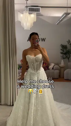 I am having major analysis paralysis, they’re all so pretty 😍 #weddingdress #bridal #weddingdresses @WONA BRIDAL @WONÁ Concept 