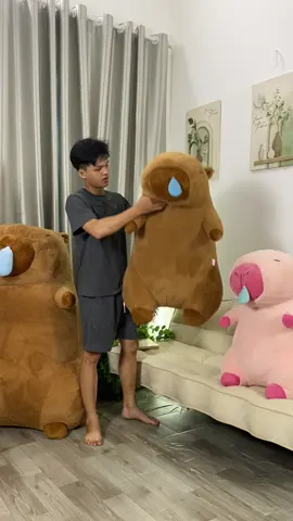 Gấu bông capybara #gaubongvv #xuhuong #gaubongquatang #thunhoibong 