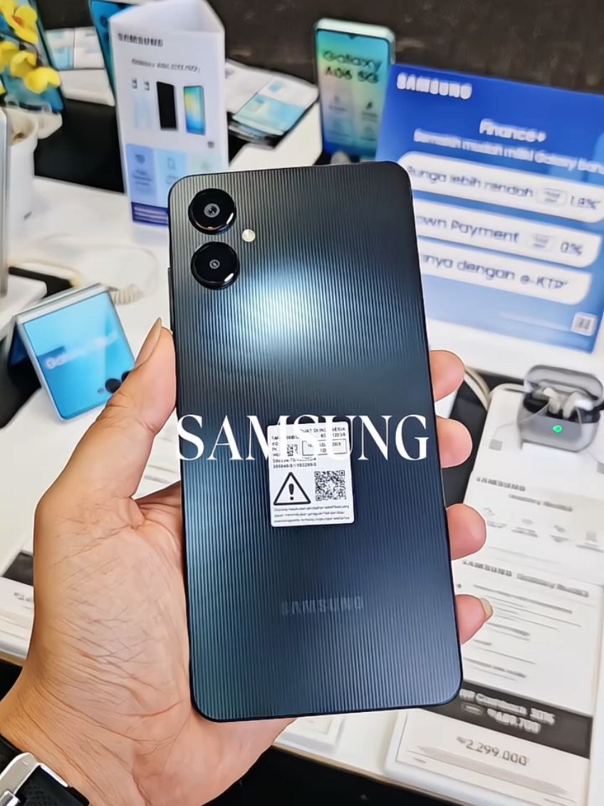 ( SAMSUNG A06 5G ) -Ram  6+128GB -Batrai 5000mah -Camera 50mp  -Fast Charge 25w -Dimensity 6300 -ip54 -Layar 6,7