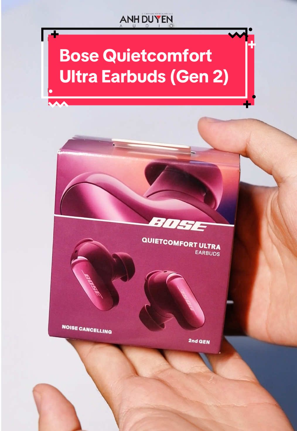 Unbox Bose Quietcomfort Ultra Earbud Gen 2 màu Đỏ Mận giới hạn cực kì đẹp!!! #unbox #bosequietcomfortultra #boseultraearbuds #bosequietcomfortultraearbuds #tainghebose