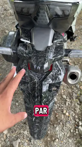 Rear fender forged carbon para sa ating mga naka Honda click#carbonfenders #forgedcarbon #motorcycleaccessories #foryou #fyp 