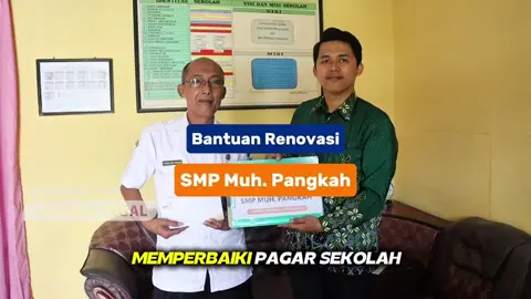 📰 Laporan Berita 📍 SMP Muhammadiyah Pangkah – Kab. Tegal Alhamdulillah, Lazismu Kabupaten Tegal bersama Lazismu Wilayah Jawa Tengah telah menyalurkan bantuan Save Our School untuk renovasi pagar sekolah. 🤝 Wujud kepedulian demi keamanan dan kenyamanan siswa. © Media Lazismu Kabupaten Tegal #fyp #viral #trending #indonesia #tegal #muhammadiyah #lazismu 