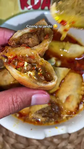 Cireng kuah ici jando/ayam suwir umafood #cirengkuah #cirengisi #cireng #jajananviral #camilanviral 