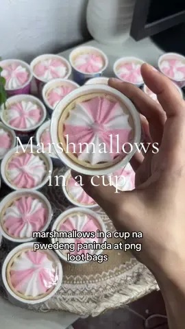 MARSHMALLOWS IN A CUP. masarap na paninda for sure magugustuhan ng mga kids. #paninda #panindaideas #marshmallows #dessert 