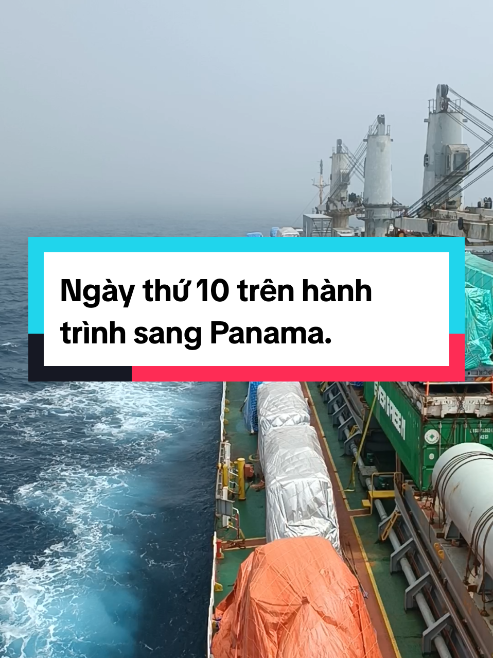 Ngày thứ 10 tàu hành trình sang Panama #sailor #seafarer #seamen #lifeatsea #maritime #shipping #thuythuvienduong #sonboong #thinhhanh #xuhuong #trending #viralvideos 