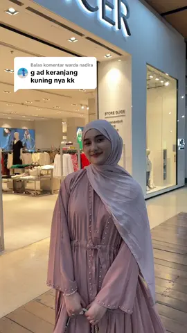 Membalas @warda nadira yuuu di order cek cek #abaya #abayaindonesia #abayagirls 