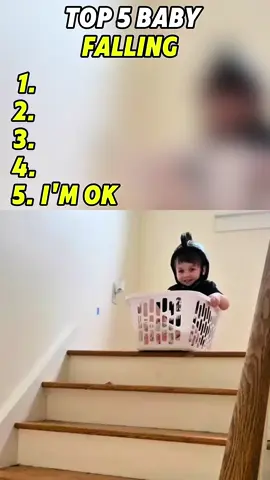 Top 5 Baby falling moments 😂 | #funny#fall#babiesoftiktok#viral#fyp 