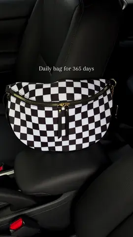 365 day Daily Favorite. ✅#bagcollection #dailybag #fyp #crossbodybag #checkered 