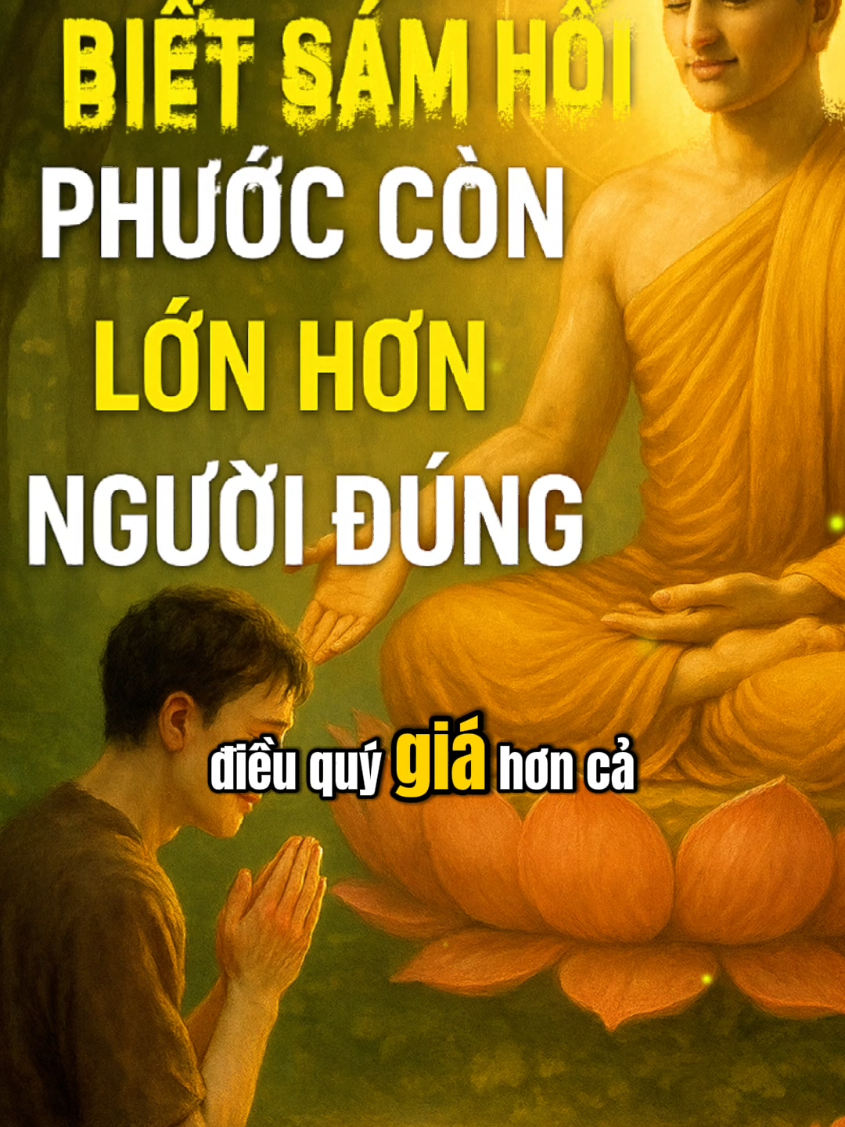 Làm Sai Mà Biết Sám Hối – Phước Báu Còn Lớn Hơn Người Luôn Đúng | Lời Phật Dạy 348 Đức Phật từng dạy, sai lầm không đáng sợ, điều quý giá là biết thành tâm sám hối và sửa đổi. Bởi chính trong những giọt lệ hối hận, mầm trí tuệ sẽ nảy nở, và con đường phước lành sẽ mở ra trước mắt. Video này sẽ giúp bạn hiểu sâu hơn về ý nghĩa của sự hối lỗi và sức mạnh của lòng từ bi. 🙏 Hãy để Lời Phật Dạy soi sáng từng bước đi của bạn. 📌 Xem thêm các video ý nghĩa khác tại kênh Lời Phật Dạy 348 để cùng nhau nuôi dưỡng tâm an, sống đời hạnh phúc. #loiphatday348 #loiphatday #phatday #samhoi #phuocbao 
