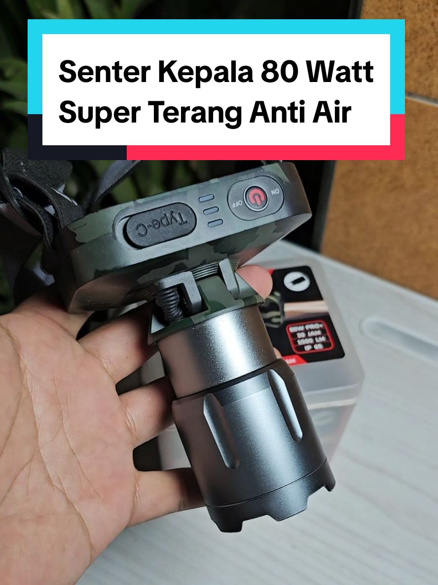 Senter Kepala Aoki 80 Watt Anti Air Tahan 30 Jam #senterkepala #senterled #sentersuperterang 