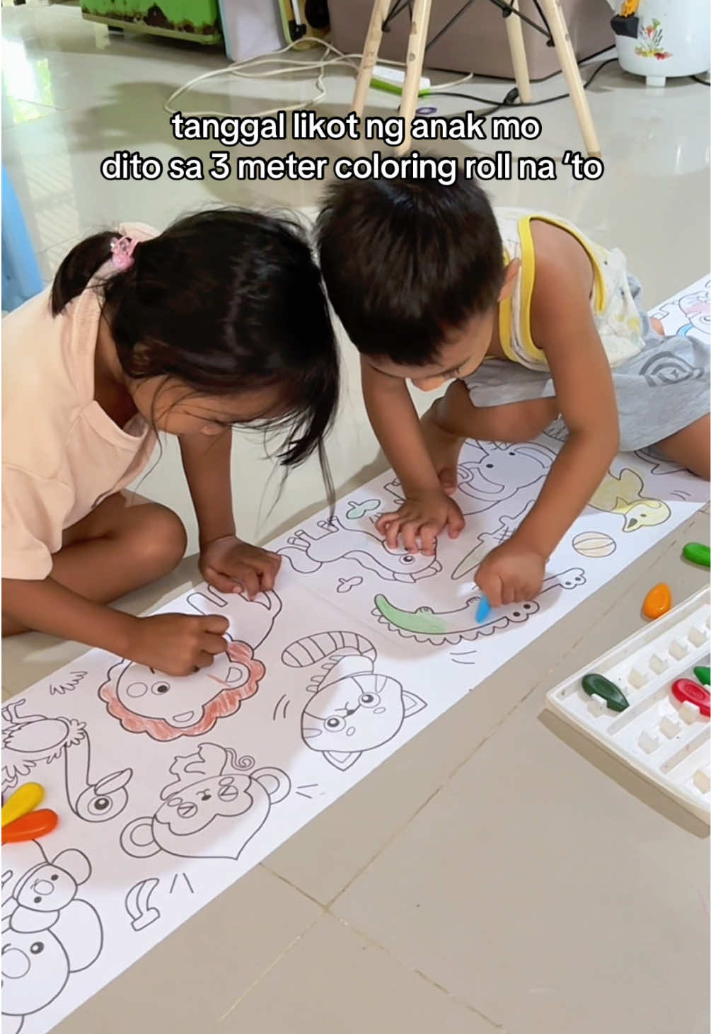 Graffiti scroll for kids ! Enjoy sa pag kulay 😍