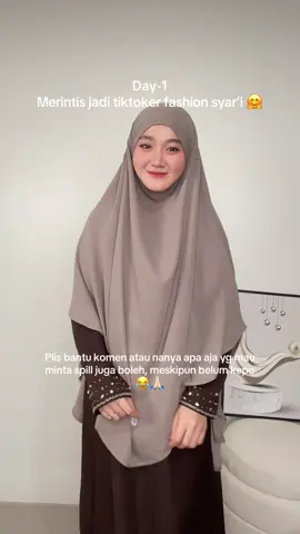 Bismillah mau coba ganti niche biar sesuai sama personal karakter sendiri hihi #day1 #ootdhijab #affiliatemarketing #kreatortiktok 