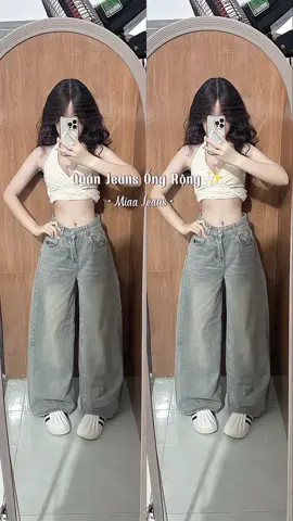 Quần Jeans Ống Rộng 30-34cm  @Miaa Jeans #jeans #jeanongrong #quanjean #quanjeannu #tuyetngan  