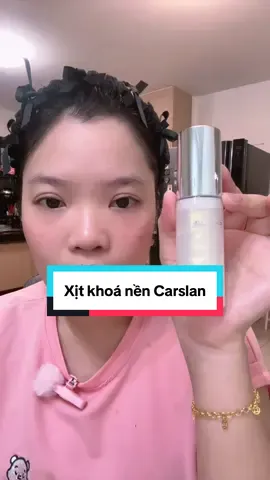 Xịt khoá nền makeup Carslan #trangpinky #tiktokmalaysia🇲🇾 