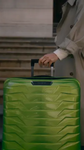 City escapes with Proxis Lime. #fyp #mysamsonitesummer