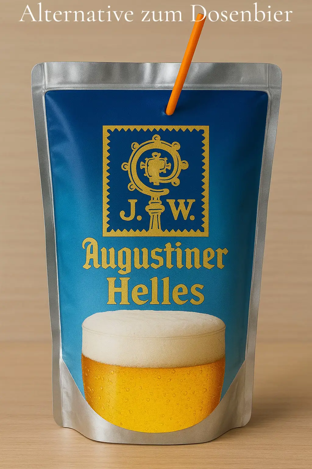 Augustiner für die Pause. #augustiner  #bier  #justmunichthings  #munich  Achja, KI erstellt. 😂