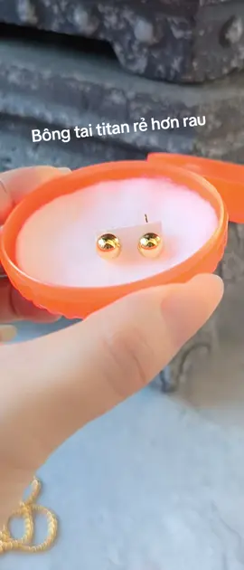 Bông tai titan rẻ hơn rau#xuhuong 