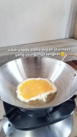 wajan aesthetic #wajanstainless #onomanewajan #homeliving #rumahidaman #fyppppppppppppppppppppppp 