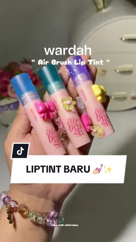 gemes bgt wardah punya liptint baru dengan finish yang velvet matte 😭☝🏻 tiap pembelian produk juga udah free beads buat DIY💅🏻✨ yang ga kalah penting shades nya ini cocok bgt sih untuk warna kulit orang indonesia 😍  #liptint #airbrushliptint #wardahliptint #liptintviral #modalkontendoang 