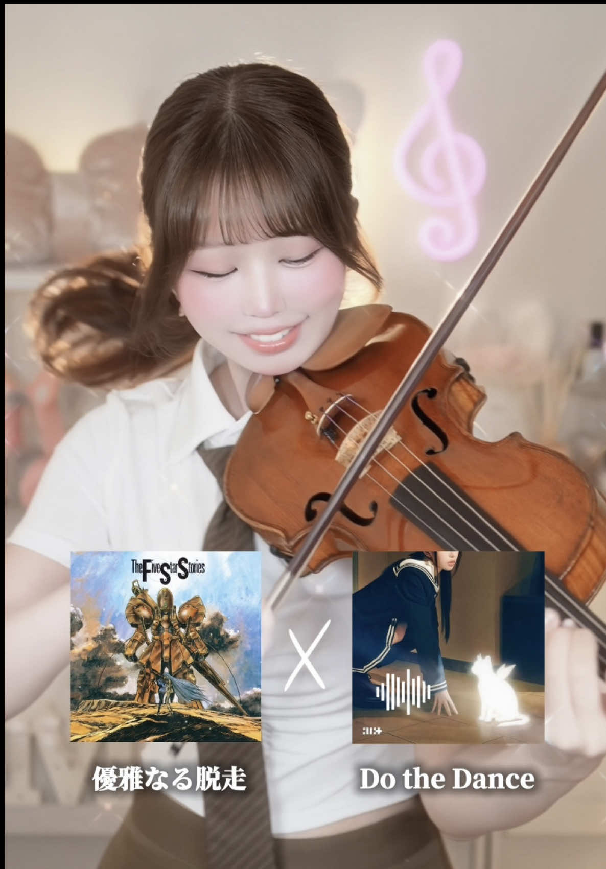 優雅なる脱走 x Do the Dance (ILLIT) ✩.*˚ 名曲をサンプリングした現代の傑作...！ Wait… same song?!  Side-by-side: original vs new. This sample hits DIFFERENT 🔥 #thefivestarstories #バイオリン #弾いてみた #violin @ILLIT  