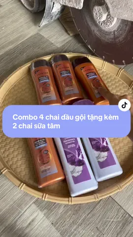 Combo 4 chai dầu gội tặng kèm 2 chai sữa tắm#daugoi #viral #thanhtam 