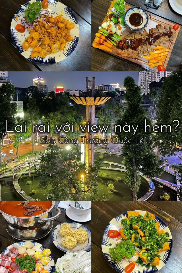 Đổi gió đi nhậu cùng tụi mình nha.Ai mà hay đi ngang Hồ con rùa thì ghé thử nhé. #REHABSAIGON #rooftopquan3 #viral #food 