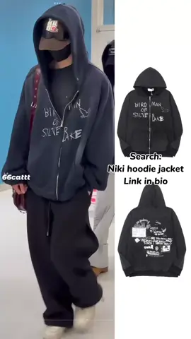 Ni_ki's Latest Airport Outfit｜Get the same look in our store>>>search:niki jacket #ni_ki #niki #nishimurariki #enhypen #enhypenedit #engene #enhypenjacket #nikijacket #outfitinspo #outfitideas #kbiasfit 