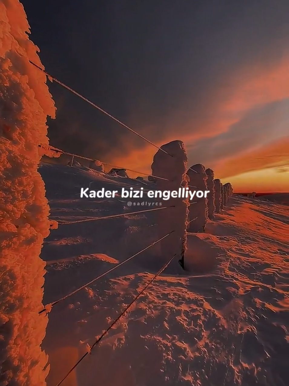 kader bizi engelliyor..#sadliyricss #lyrics #umutcapone #içimdekisesler #bwkpp 