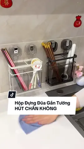 Hộp đựng đũa gắn tường #housecare #sanphamxuhuong #giadungnhabep #ongdungduamuong #ongduatreotuong 
