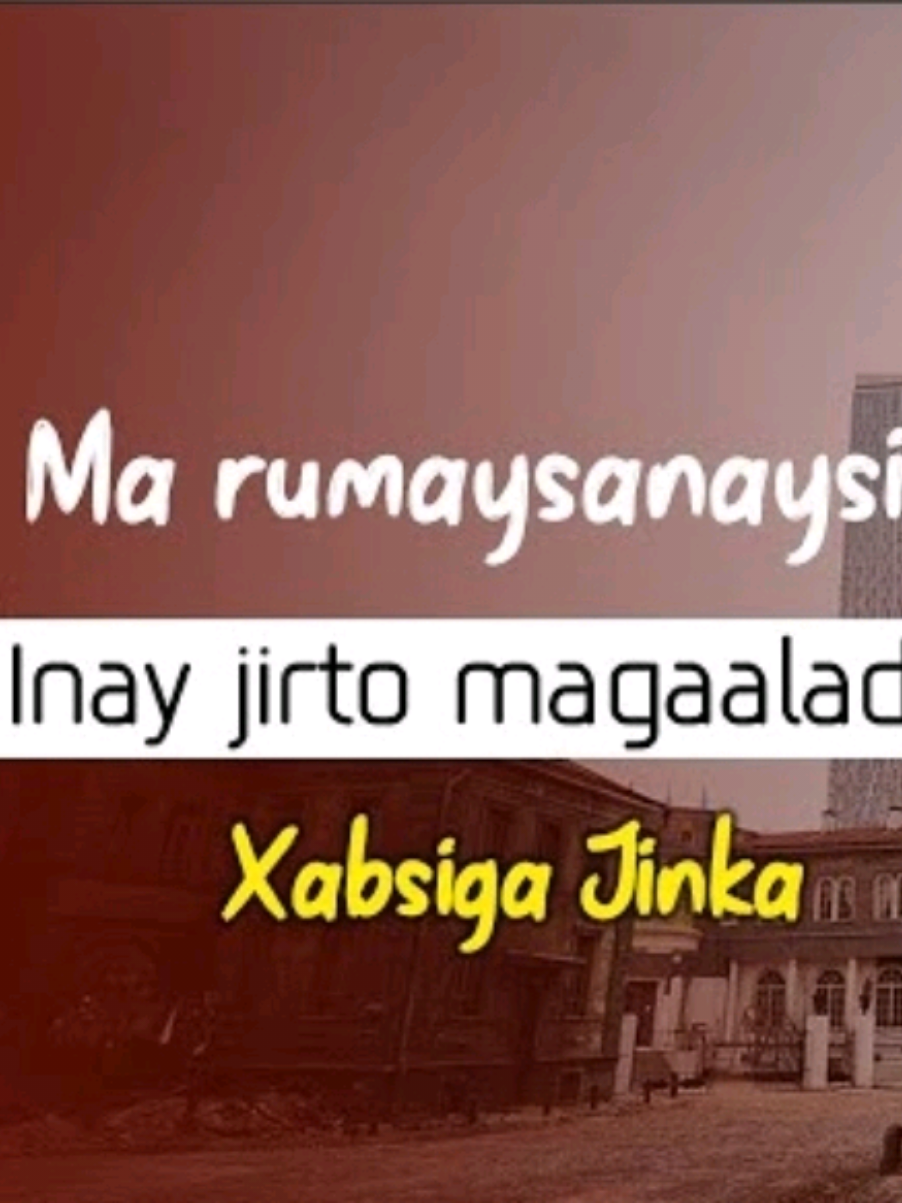 magaalo eey waardiyeeyaan jinku magaalada dahabka iyo nuxaasta !? #somaliatiktok #foryoupage 